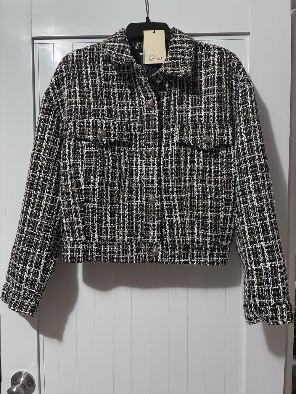 Elan Boxy fit Blazer, Size M